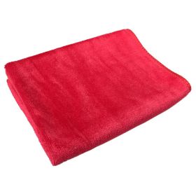 Car Cleaning Towel Sanding Absorbent Wash Car Wipes (Option: Red-30x70cm)