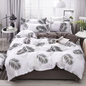 Bedding Four-piece Set Bed Sheet Quilt Cover (Option: Night Maple-220x240 4 Set)