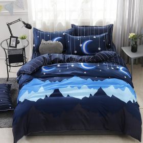 Bedding Four-piece Set Bed Sheet Quilt Cover (Option: Good Night-220x240 4 Set)