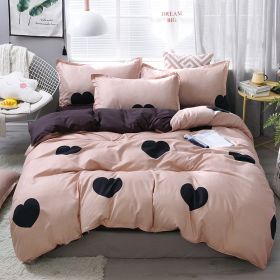 Bedding Four-piece Set Bed Sheet Quilt Cover (Option: Cute-220x240 4 Set)